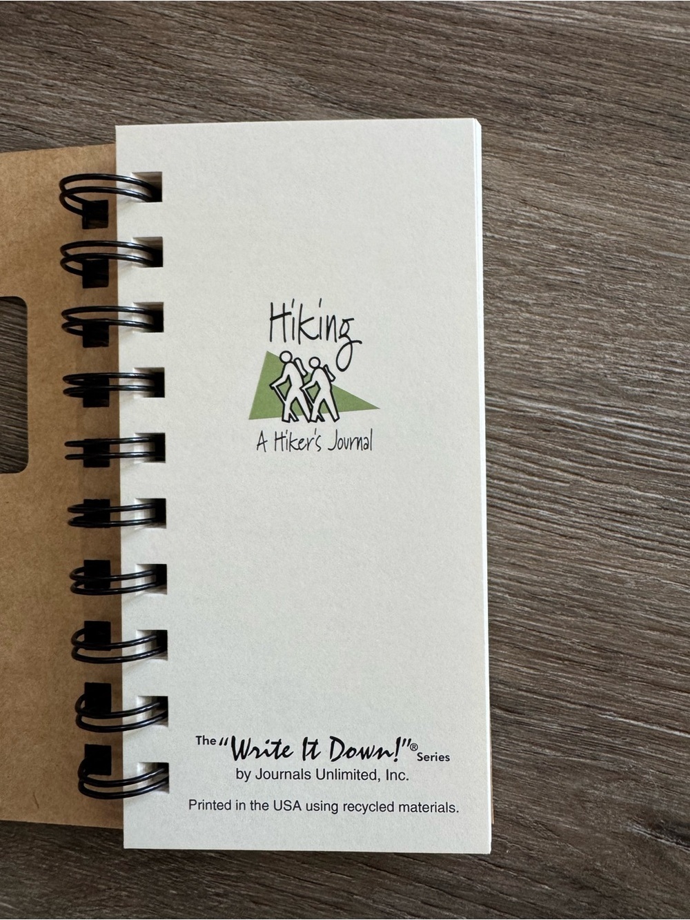 Hiking A Hiker’s Journal - The “Write It Down!” series by Journals Unlimited - Picture 3 of 5